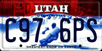 UT license plate C976PS