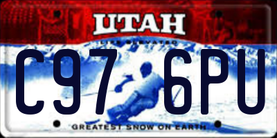 UT license plate C976PU