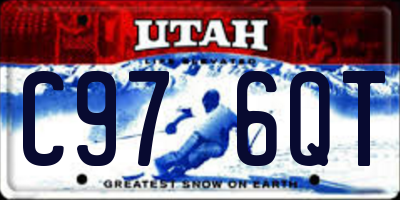UT license plate C976QT