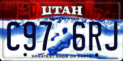 UT license plate C976RJ
