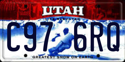UT license plate C976RQ