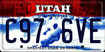 UT license plate C976VE
