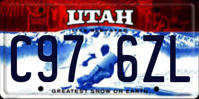 UT license plate C976ZL