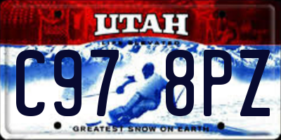 UT license plate C978PZ