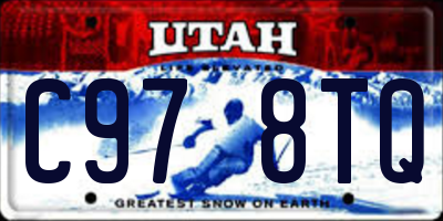 UT license plate C978TQ