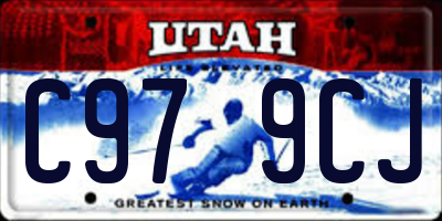 UT license plate C979CJ