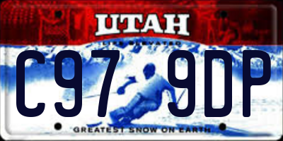 UT license plate C979DP