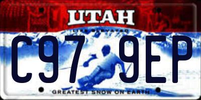 UT license plate C979EP