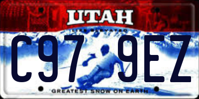 UT license plate C979EZ