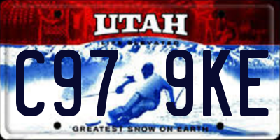 UT license plate C979KE