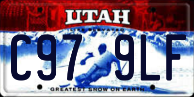 UT license plate C979LF