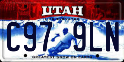 UT license plate C979LN