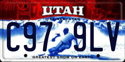 UT license plate C979LV