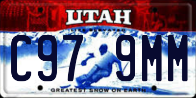 UT license plate C979MM