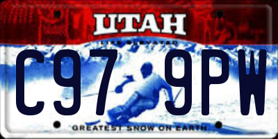 UT license plate C979PW