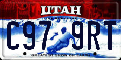 UT license plate C979RT
