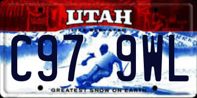 UT license plate C979WL