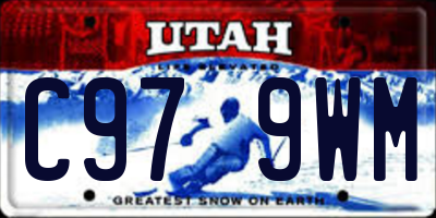 UT license plate C979WM