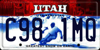UT license plate C981MQ