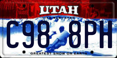 UT license plate C988PH