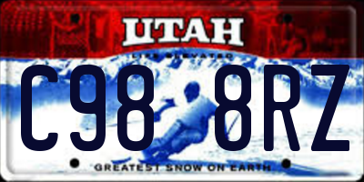 UT license plate C988RZ