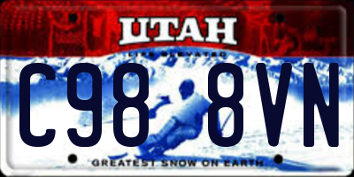 UT license plate C988VN