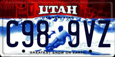 UT license plate C989VZ