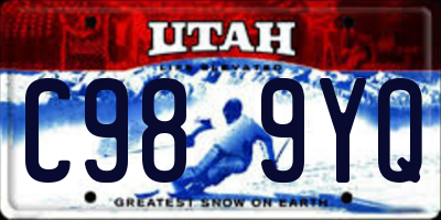 UT license plate C989YQ