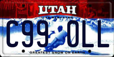 UT license plate C990LL