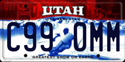UT license plate C990MM