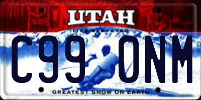 UT license plate C990NM