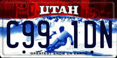 UT license plate C991DN