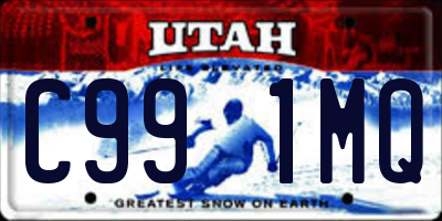 UT license plate C991MQ
