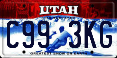 UT license plate C993KG