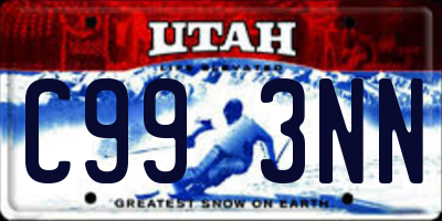 UT license plate C993NN