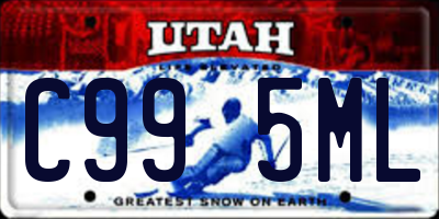 UT license plate C995ML
