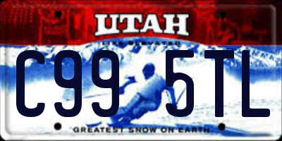 UT license plate C995TL