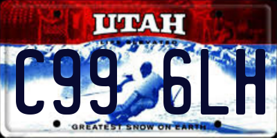 UT license plate C996LH