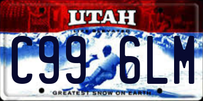 UT license plate C996LM