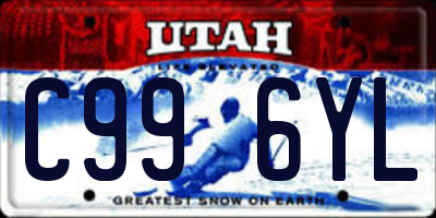 UT license plate C996YL