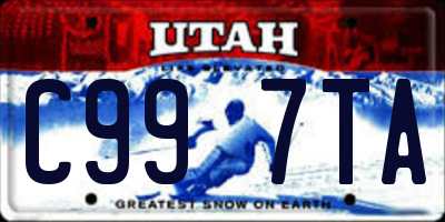 UT license plate C997TA