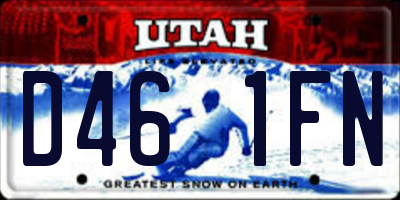 UT license plate D461FN
