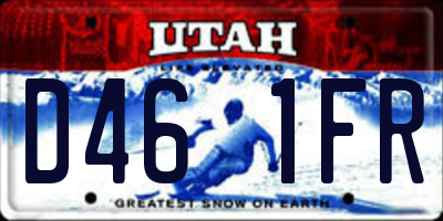 UT license plate D461FR