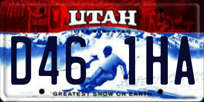 UT license plate D461HA