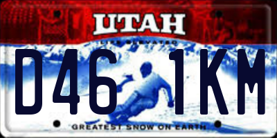 UT license plate D461KM