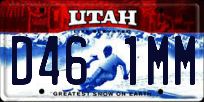 UT license plate D461MM