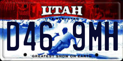 UT license plate D469MH
