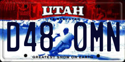UT license plate D480MN