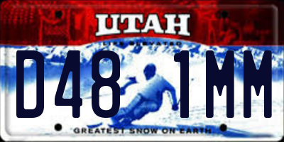 UT license plate D481MM