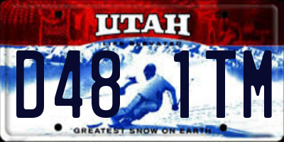 UT license plate D481TM